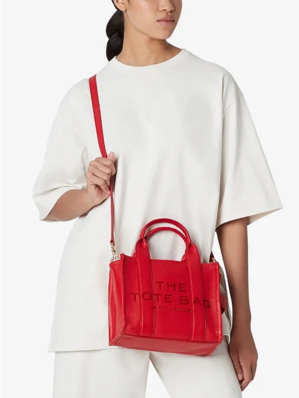 ❤️ MARC JACOBS The (Leather) Tote Bag - Picture 2 of 8
